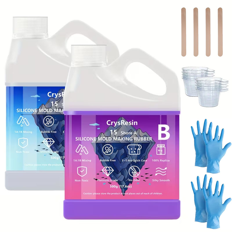 Soap Making Kit - 500ml 2 Frascos de Silicone Líquido
