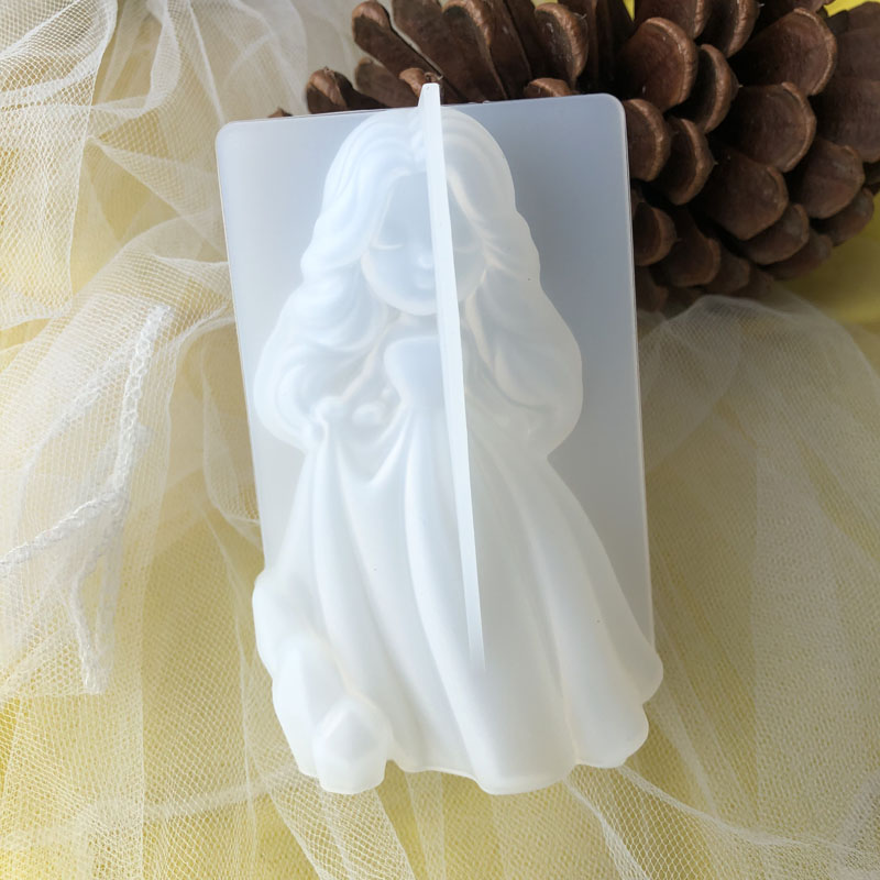 Soap Making Kit - 3d bonito princesa silicone vela molde
