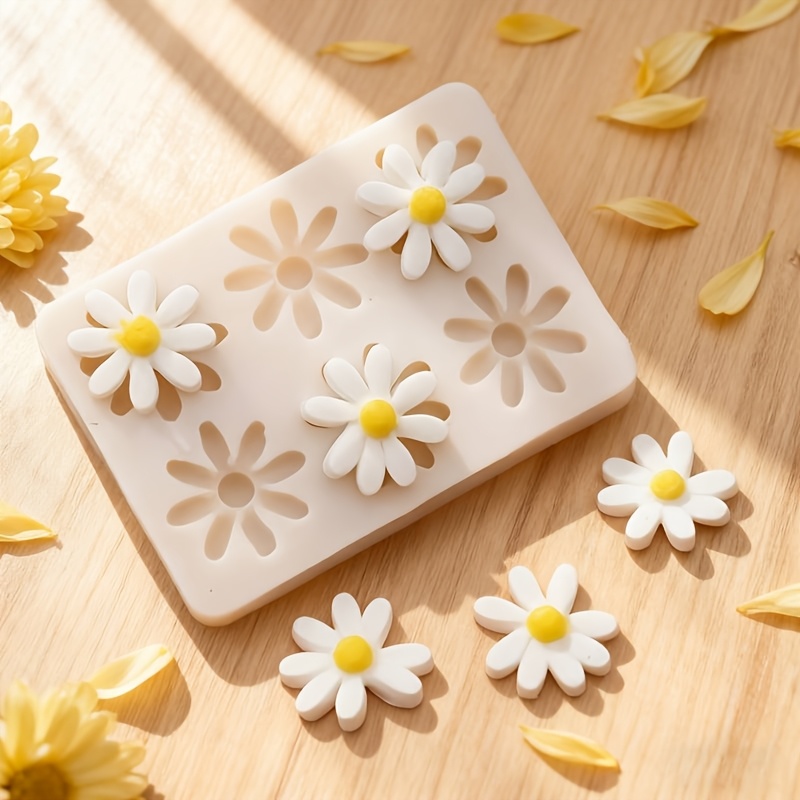 Soap Making Kit - Molde de Silicone 3D Margarida e