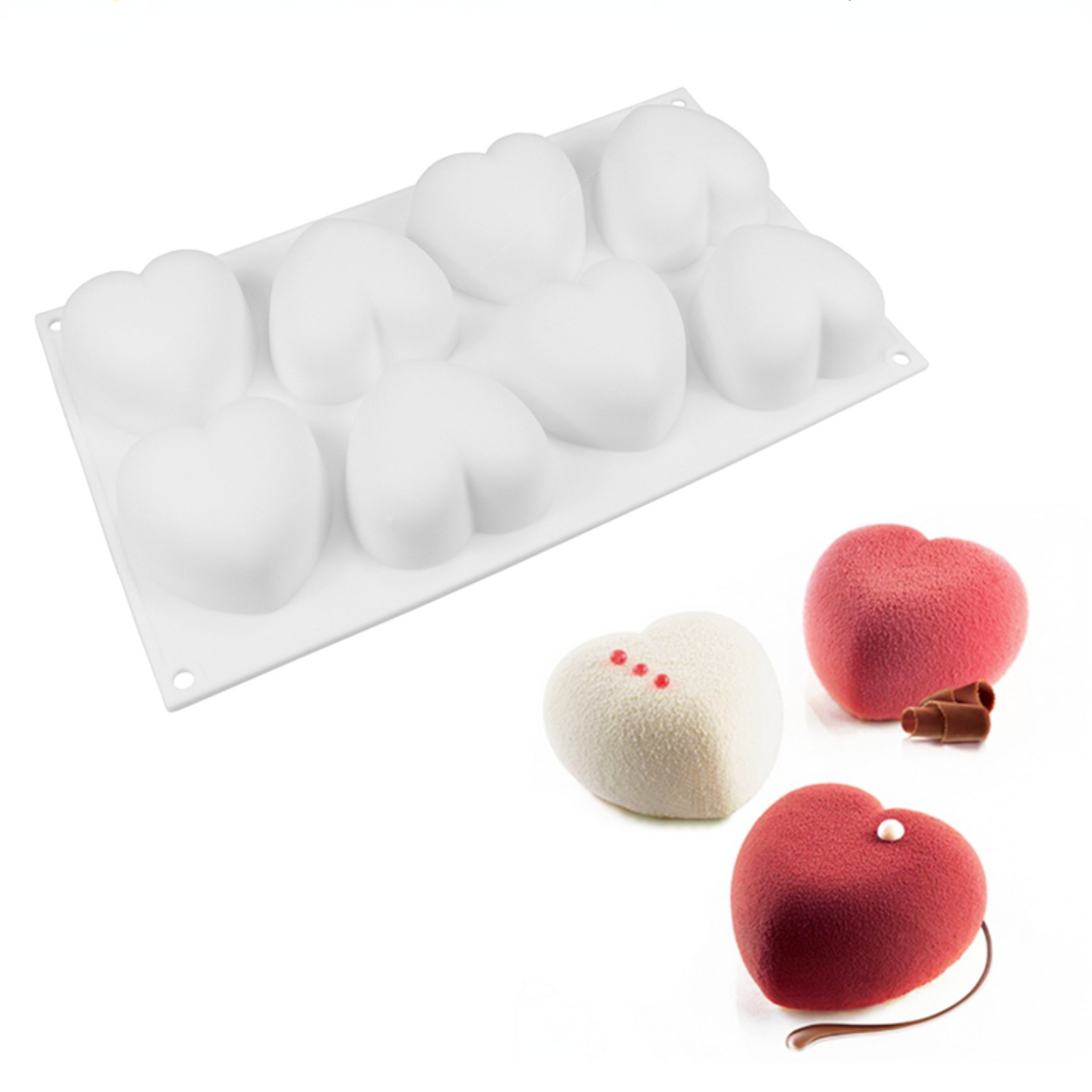 Soap Making Lab - Amor coração silicone sabão molde artesanal