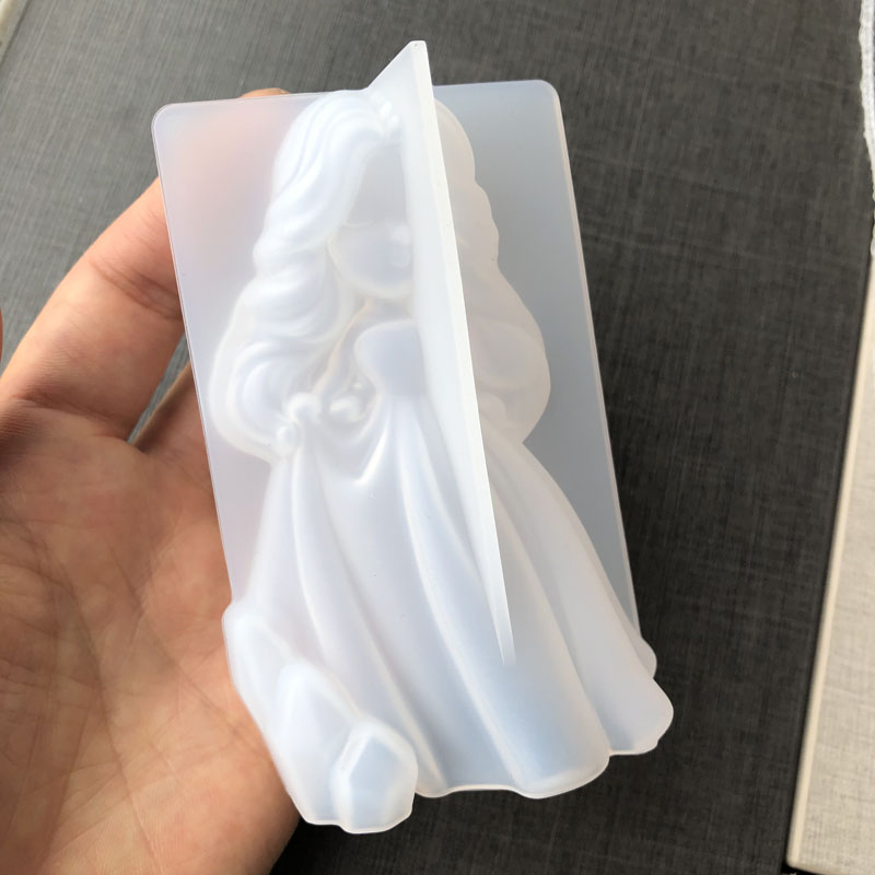 3d bonito princesa silicone ve - Soap Making Kit avaliação e preço