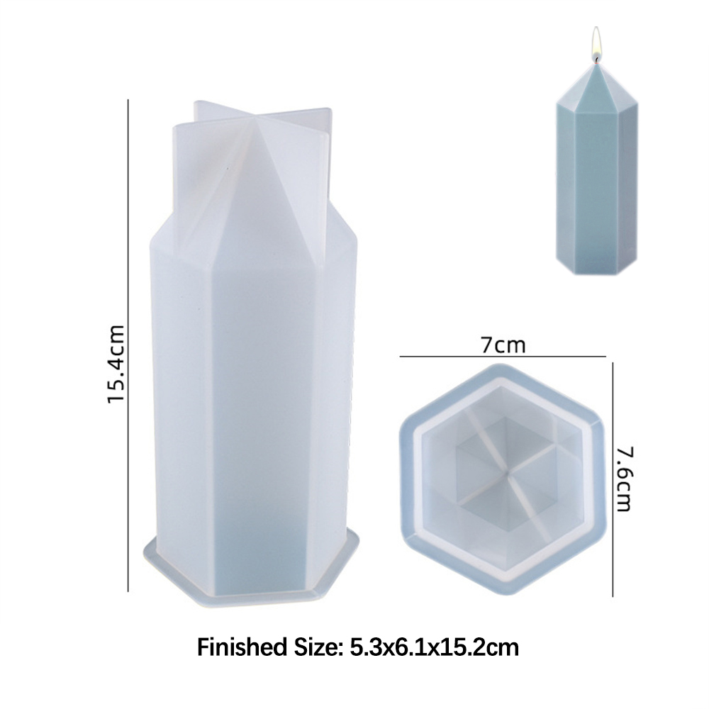 Silicone Coluna Hexagonal Mold - Soap Making Lab avaliação e preço