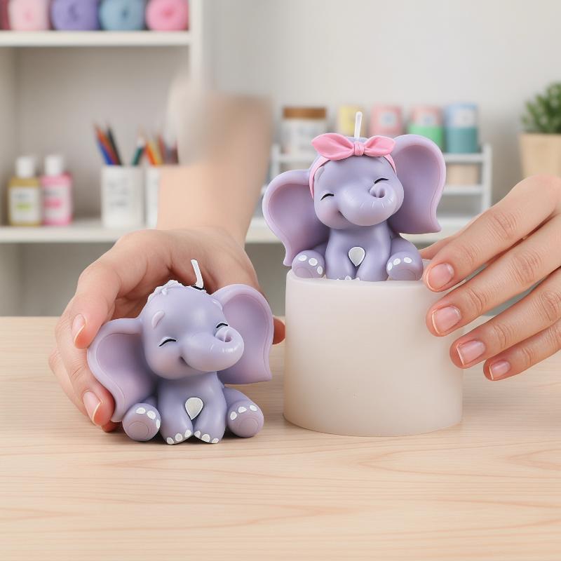 Molde de Silicone 3D de Elefan - Soap Making Kit avaliação e preço