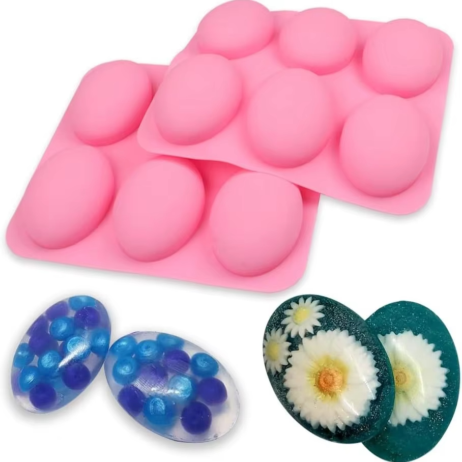 Moldes de silicone com 6 cavid - Soap Making Websites avaliação e preço