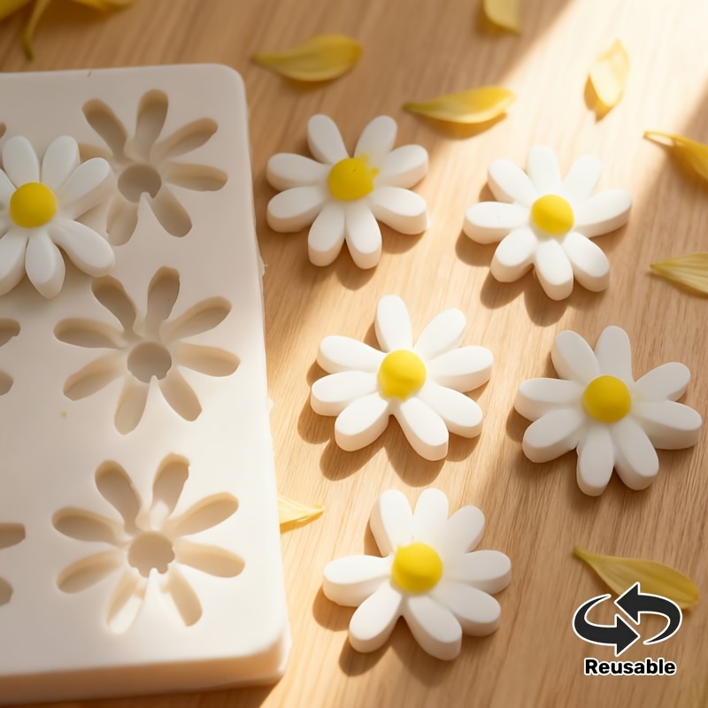 Molde de Silicone 3D Margarida - Soap Making Kit avaliação e preço