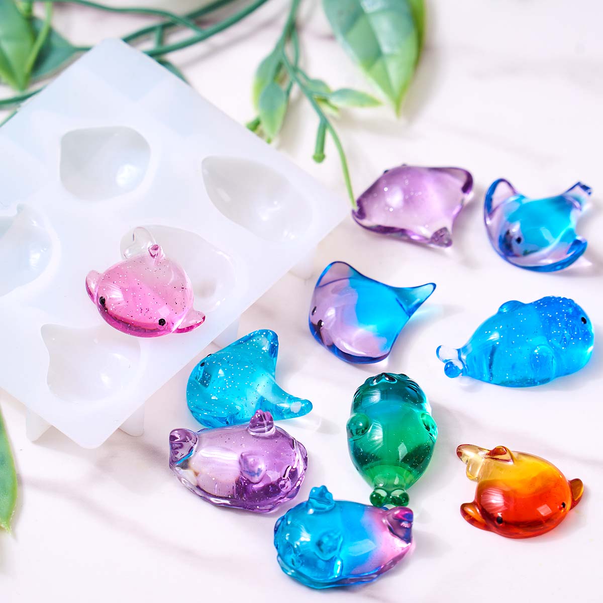 Molde de Silicone 3D de Raia M - Soap Making Kit avaliação e preço