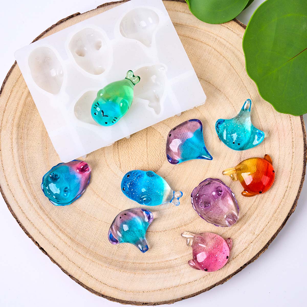 Molde de Silicone 3D de Raia M - Soap Making Kit avaliação e preço
