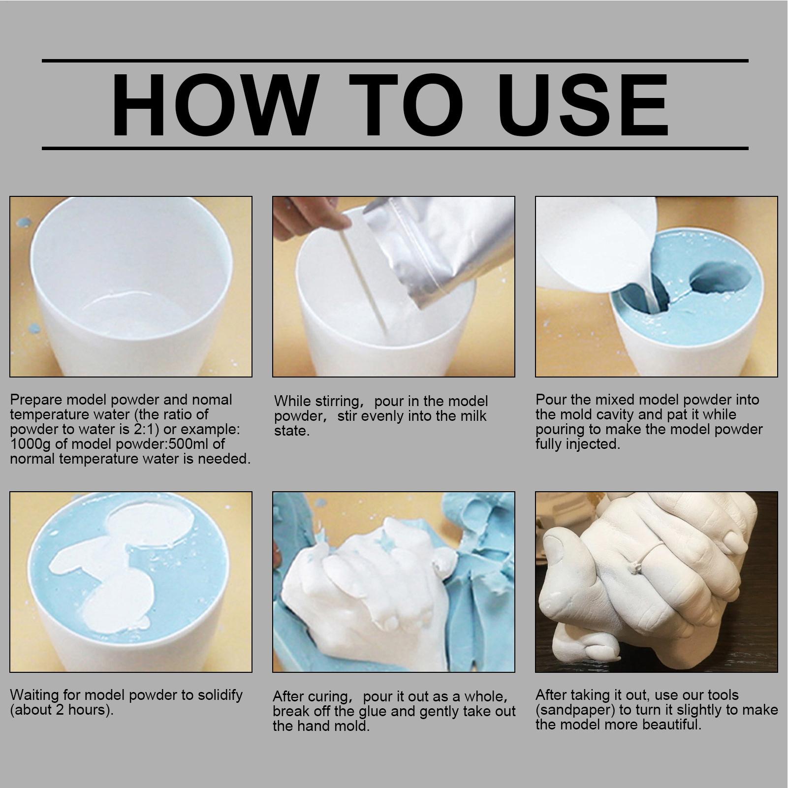 Kit de moldagem de mãos e pés  - Soap Making Kit avaliação e preço