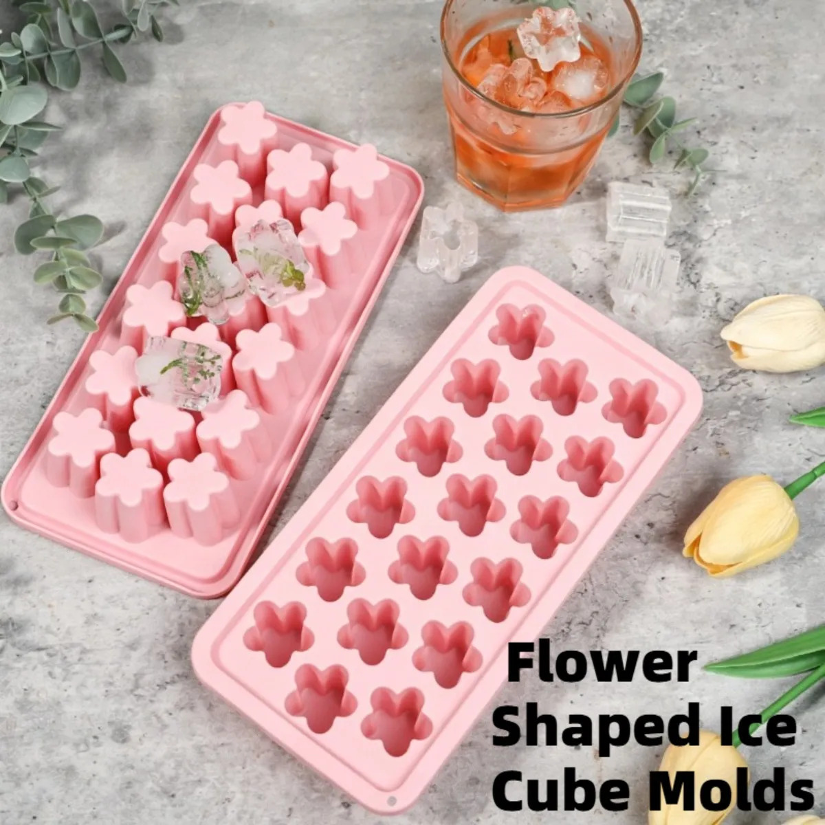 Forma de gelo em formato de fl - Soap Making Websites avaliação e preço